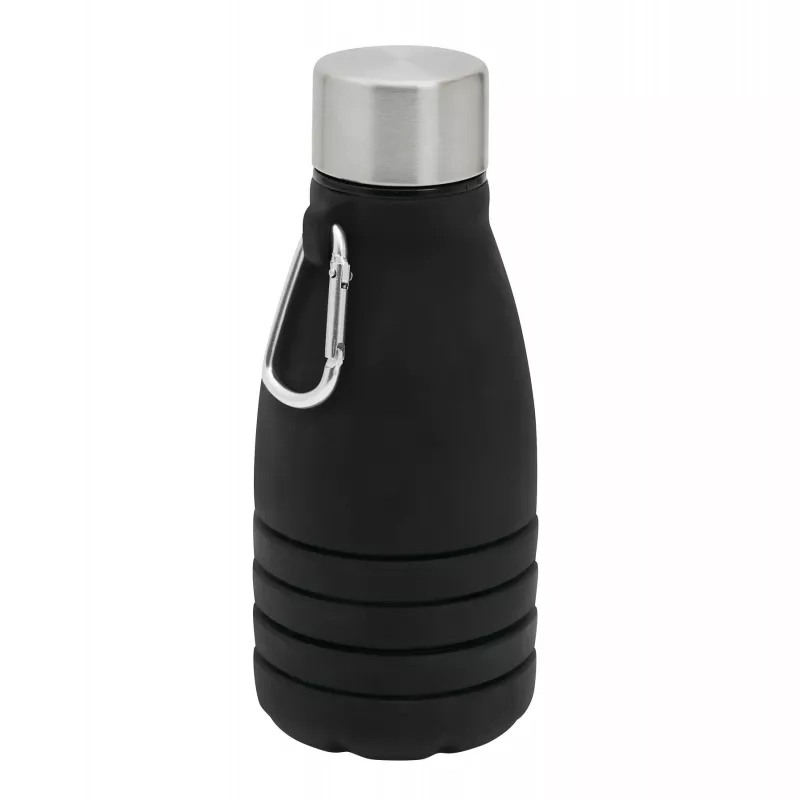 Składana butelka do picia 550 ml BIG GETS SMALL - czarny (56-0603190)