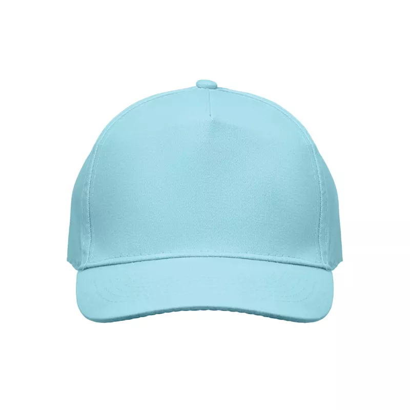 Czapka z daszkiem 5-panelowa z bawełny 180 g/m² SUNNY - Baby Blue (MO2345-66)