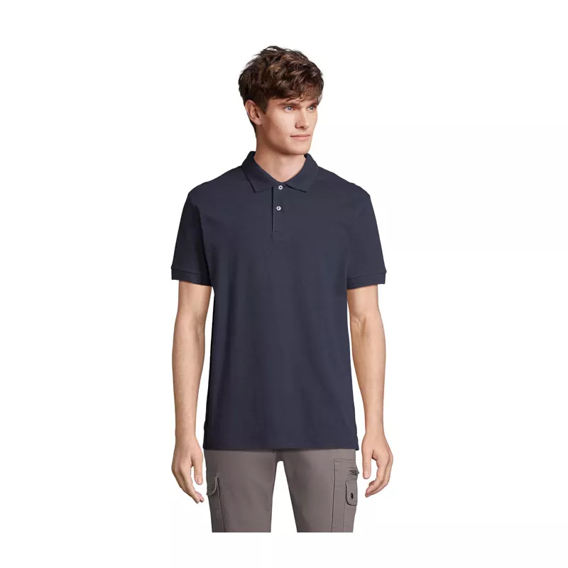 Koszulka polo męska z czesanej bawełny Sol's PACIFIC - French Navy (S04439-FN)