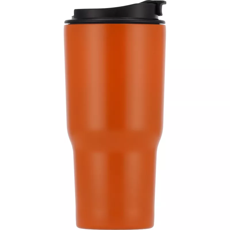 Kubek termiczny 550 ml ze stali z recyklingu DANA - pomarańczowy (8523910)