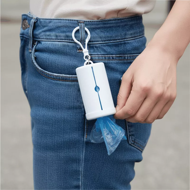 Etui na psie woreczki - biały (56-0403007)