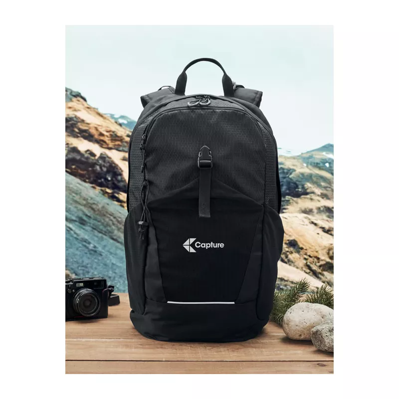 Plecak turystyczny 18 l na laptop 15" BAGGA - Czarny (MO2372-03)