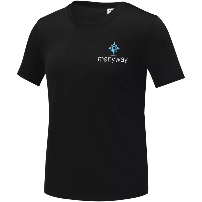 Kratos damska luźna koszulka z krótkim rękawkiem - Czarny (39020-BLACK)