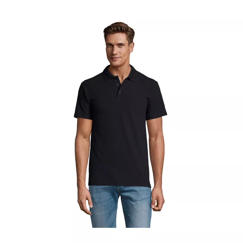Koszulka polo męska piqué 210 g/m² Sol's SPRING II - Granatowy (S11362-NY)