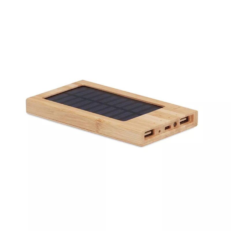 Powerbank solarny 4000 mAh ARENA SOLAR - Drewna (MO6509-40)