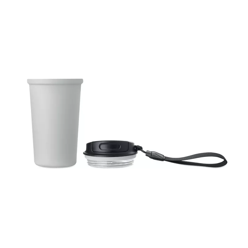Kubek termiczny z ceramiczną wyściółką 400 ml NAKANO - Bialy (MO3156-06)