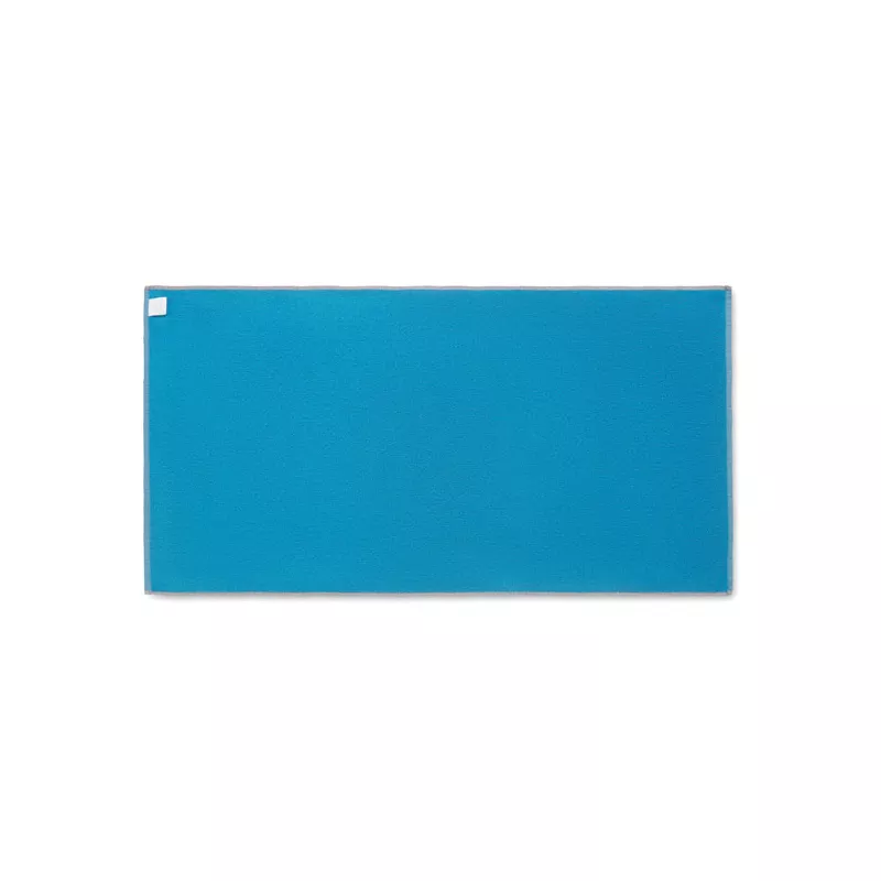 Ręcznik żakardowy SEAQUAL® 70x140 cm 500 g/m² SAND - Turkusowy (MO2059-12)