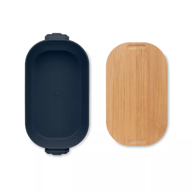 Lunchbox z PP z bambusową pokrywką 700 ml LEKKER - Francuski Granat (MO2459-85)