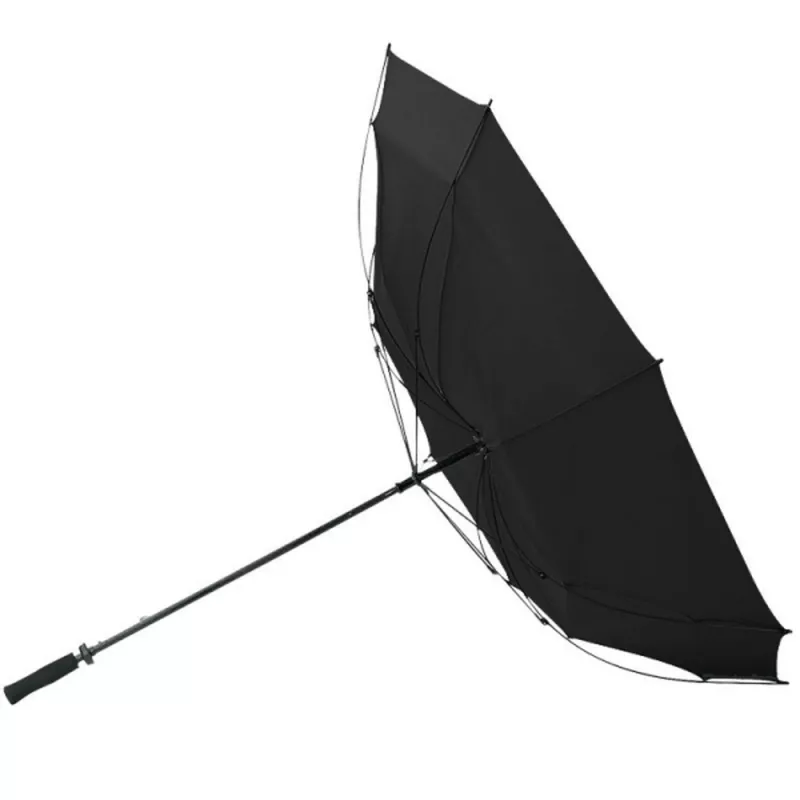 Parasol manualny XL Ø133 cm HURRICAN - czarny (518703)