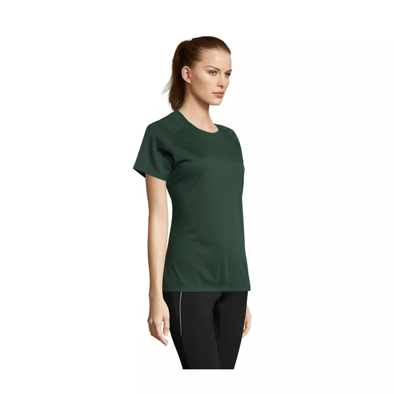 Koszulka sportowa damska 140 g/m² Sol's SPORTY WOMEN - Ciemno-Zielony (S01159-FG)