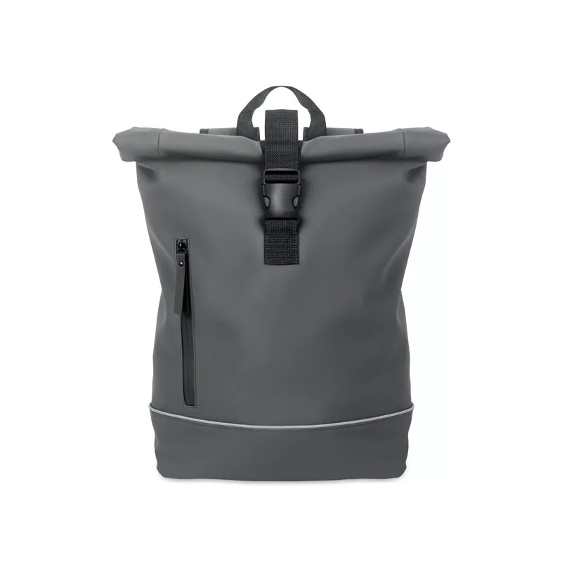 Plecak na laptop 15" z PU z odblaskiem LAPTOSA - Kamienny Szary (MO2581-15)