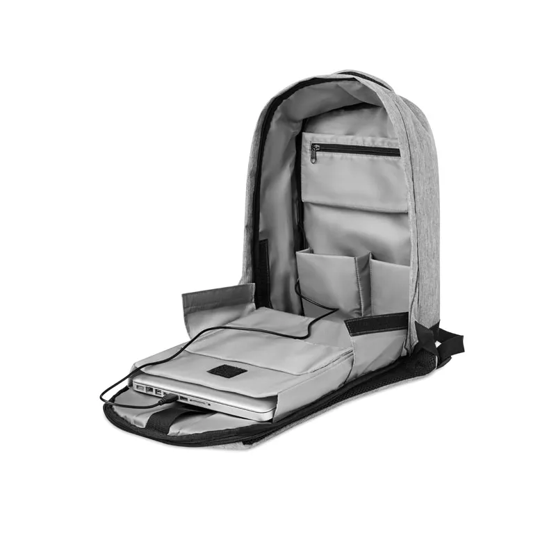 Plecak antykradzieżowy na laptopa 13" BERLIN - Szary (MO9294-07)