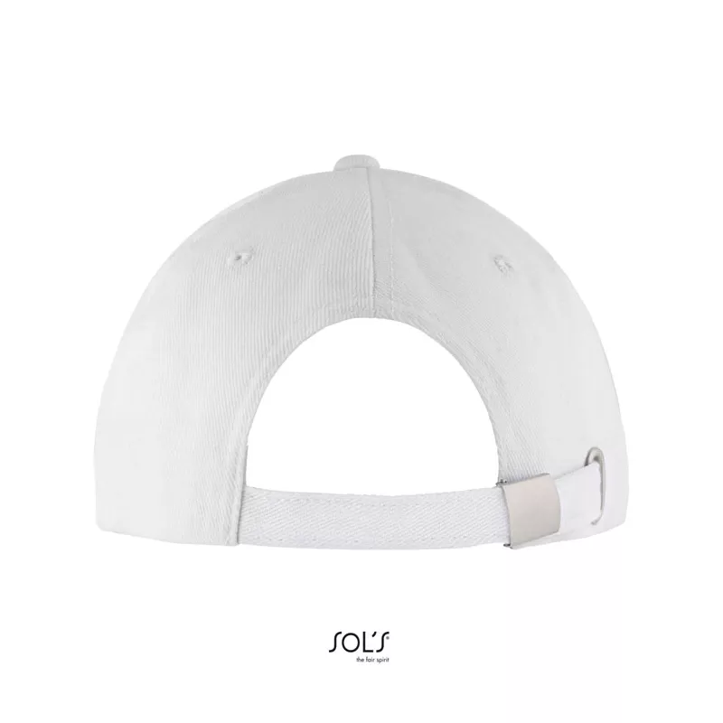 Czapka z daszkiem 5-panelowa 260 g/m² Sol's LONG BEACH - White/French Navy (S00594-FV)