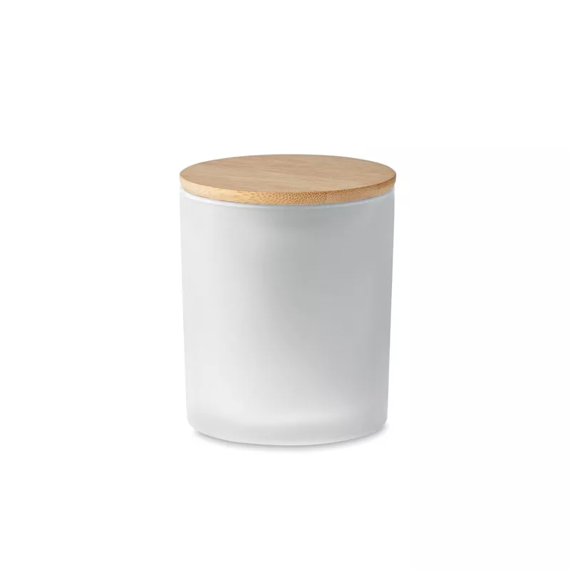 Świeca zapachowa w matowym szkle 120 g KEOPS SMALL - Bialy (MO6612-06)
