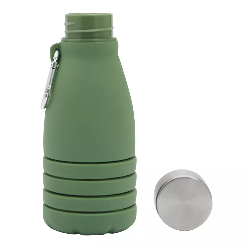Składana butelka do picia 550 ml BIG GETS SMALL - oliwkowa zieleń (56-0603192)