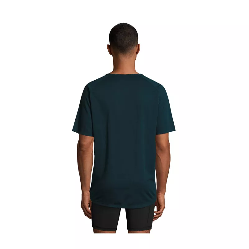 Koszulka sportowa męska raglan 140 g/m² Sol's SPORTY - Błękit Naftowy (S11939-PB)