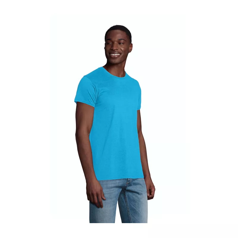 Koszulka męska organiczna 175 g/m² Sol's PIONEER MEN - Aqua (S03565-AQ)