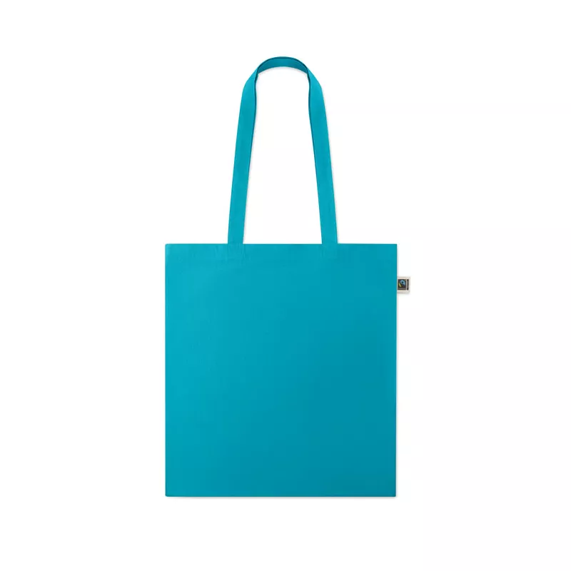 Torba bawełniana Fairtrade 180 g/m² OSOLE+ COLOUR - Turkusowy (MO2589-12)
