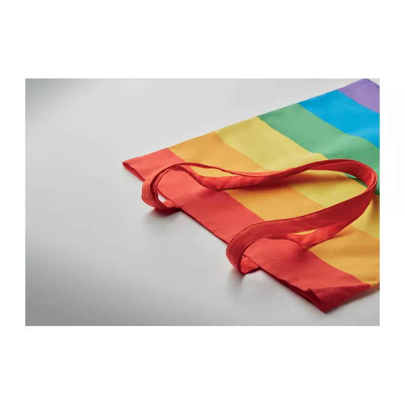 Torba bawełniana tęczowa 200 g/m² BOREALIS - Wielokolorowy (MO6353-99)