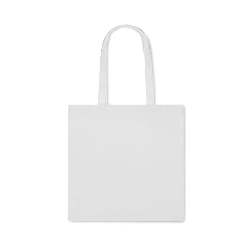 Torba na zakupy z włókniny RPET 80 g/m² KAIMANI - Bialy (MO2194-06)