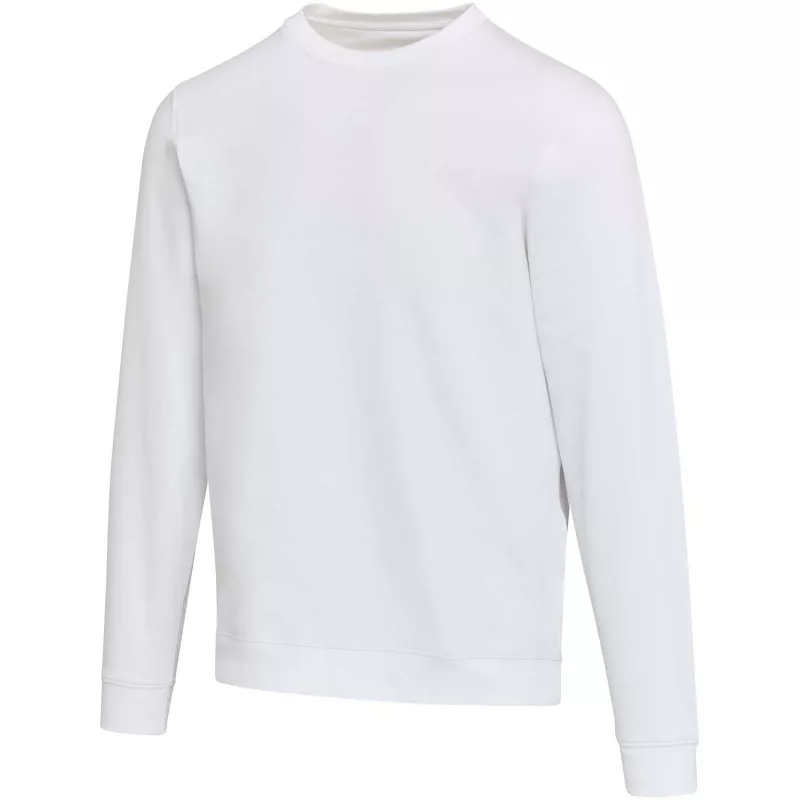 Jasper organiczna bluza unisex z recyklingu o gramaturze 280 g/m² z okrągłym dekoltem i certyfikatem OCS - Biały (39561-WHITE)