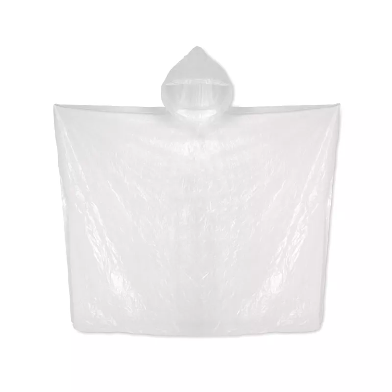 Ponczo przeciwdeszczowe biodegradowalne SPRINKLE PLA - Przezroczysty (MO9993-22)