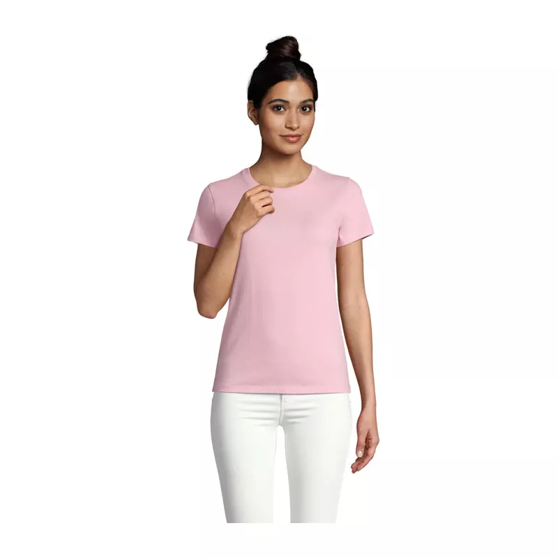 Koszulka damska 190 g/m² Sol's IMPERIAL WOMEN - Cukierowy Róż (S11502-AX)
