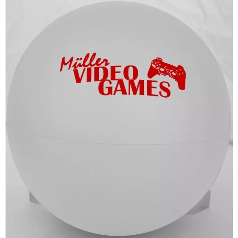 Piłka plażowa Ø 26cm ORLANDO - biały (102906)