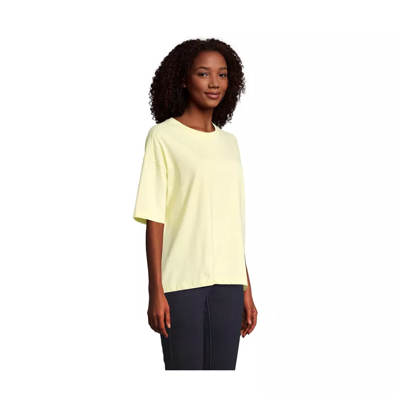 Koszulka damska oversize 180 g/m² Sol's BOXY WOMEN - Jasno Żółty (S03807-LY)