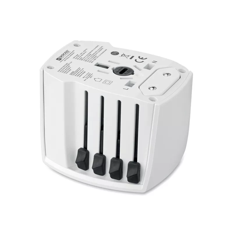 Adapter podróżny USB-C 30W Skross MUV USB AC30 PD - Bialy (MO2980-06)