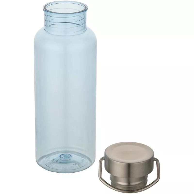 Thor - bidon na wodę wykonany z recyklingowanego tworzywa RPET certyfikowanego standardem RCS, pojemność 600 ml  - Cloud Blue (10095852)