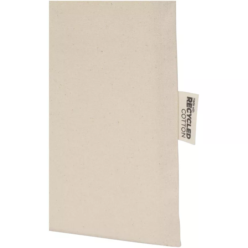 Madras Blend torba na zakupy z bawełny z recyklingu z certyfikatem GRS o gramaturze 140 g/m² i pojemności 7l - Piasek pustyni (12076006)