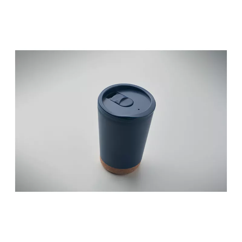 Kubek dwuścienny z korkową podstawą 300 ml CO - Francuski Granat (MO2446-85)