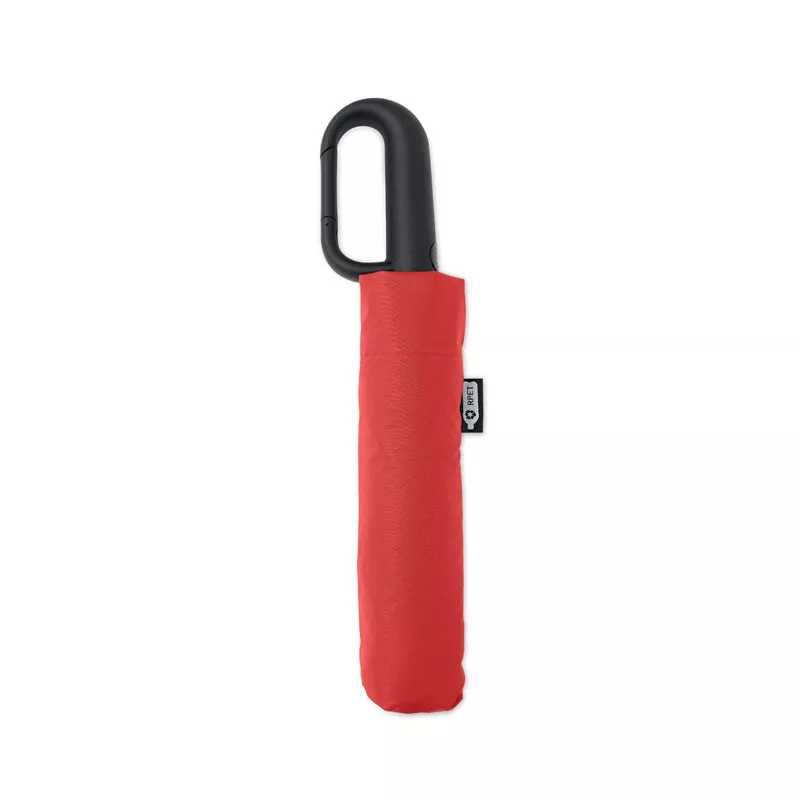 Parasol składany wiatroodporny 21" z RPET UMKRAB - Czerwony (MO2692-05)