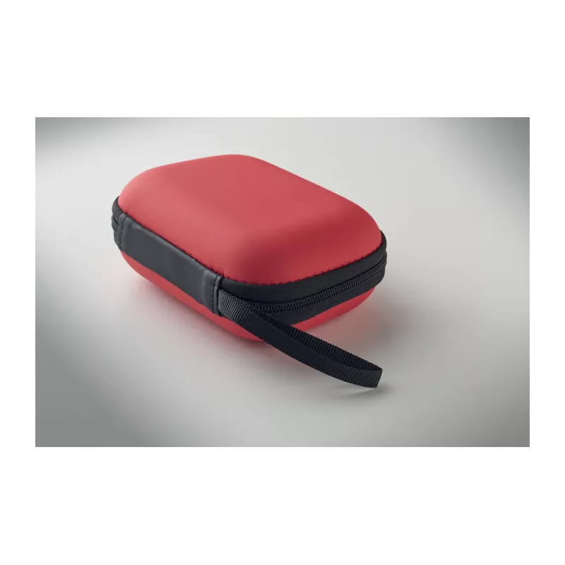 Apteczka pierwszej pomocy w twardym etui z PU CARETWO - Czerwony (MO2818-05)