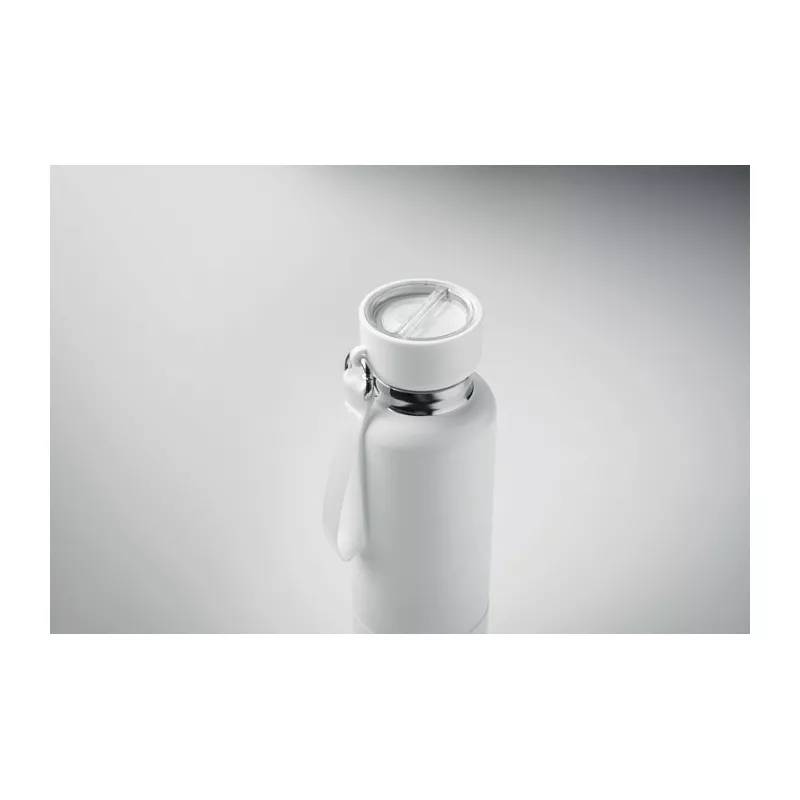 Butelka termiczna stalowa z kubkiem 500 ml NOEKA - Bialy (MO2716-06)