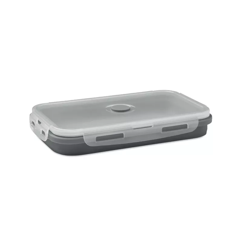 Lunchbox składany silikonowy 1200 ml KOLAPSO - Kamienny Szary (MO2549-15)