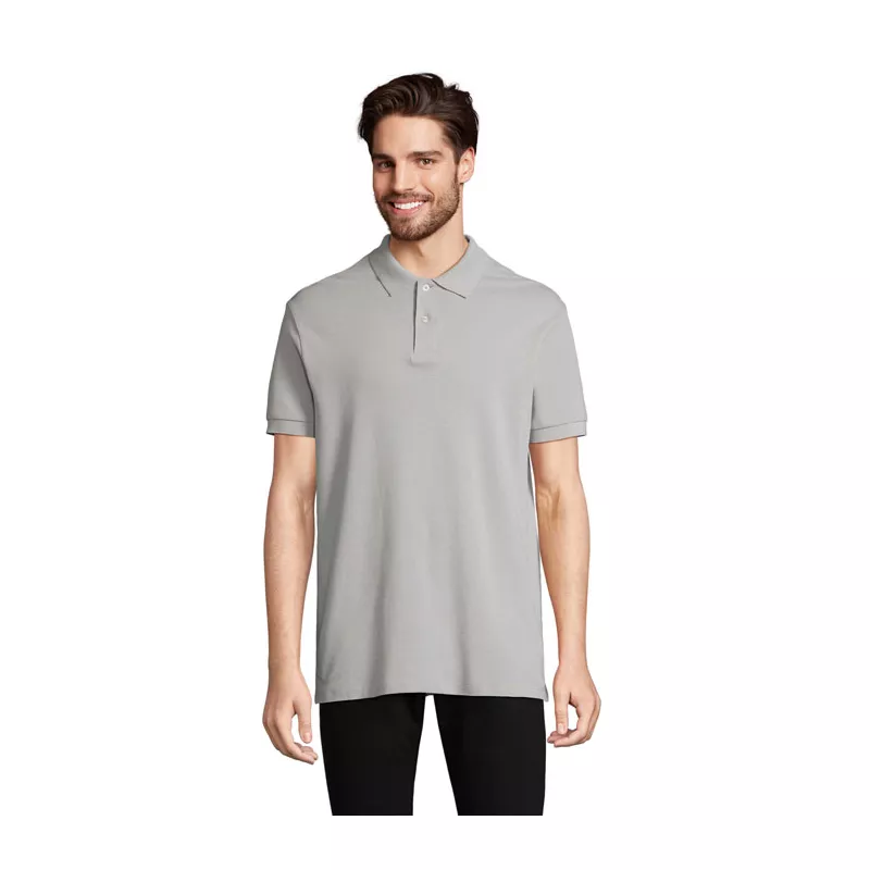 Koszulka polo męska z czesanej bawełny Sol's PACIFIC - Pure Grey (S04439-PG)