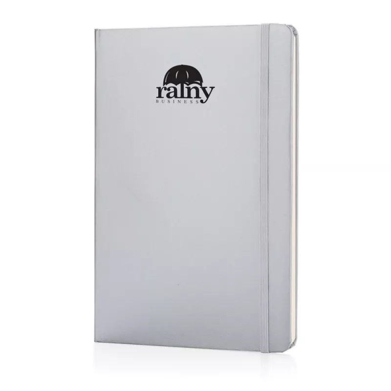 Notatnik A5, twarda okładka - srebrny (P773.212)