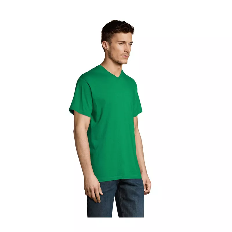 Koszulka męska V-neck 150 g/m² Sol's VICTORY - Zielony (S11150-KG)