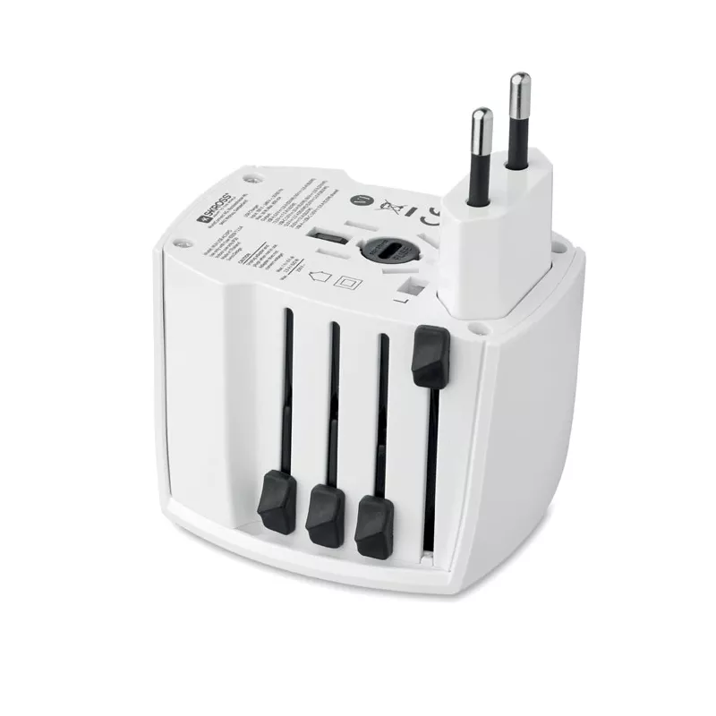 Adapter podróżny USB-C 30W Skross MUV USB AC30 PD - Bialy (MO2980-06)