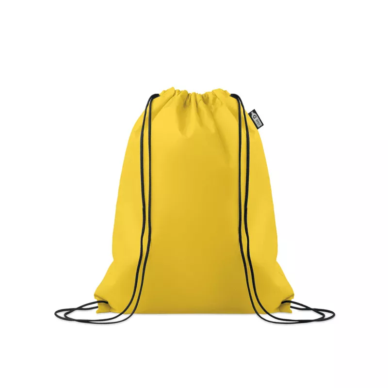 Worek ze sznurkiem z włókniny RPET 80 g/m² DAFFY RPET - Zólty (MO2809-08)