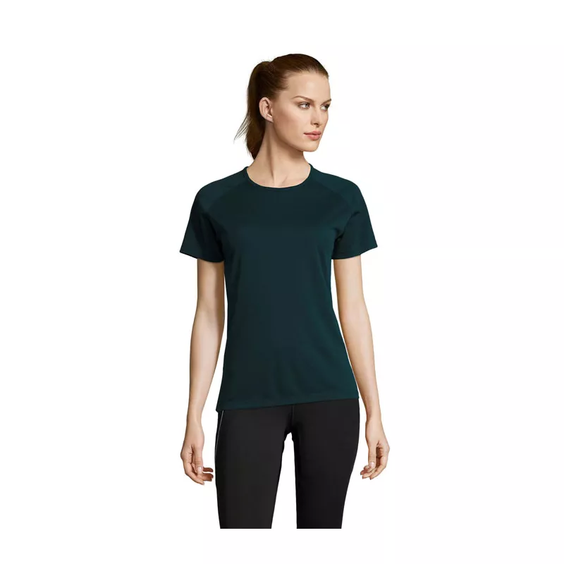 Koszulka sportowa damska 140 g/m² Sol's SPORTY WOMEN - Błękit Naftowy (S01159-PB)