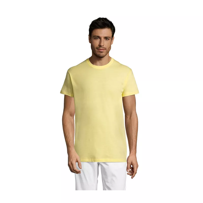 Koszulka unisex bawełniana 150 g/m² Sol's REGENT - Jasnożółty (S11380-PY)