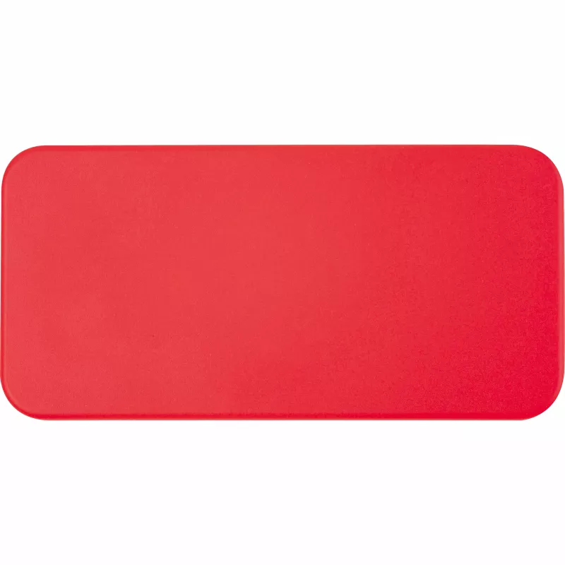 Power bank z ABS z recyklingu 10 000 mAh PRESTON - czerwony (3549405)