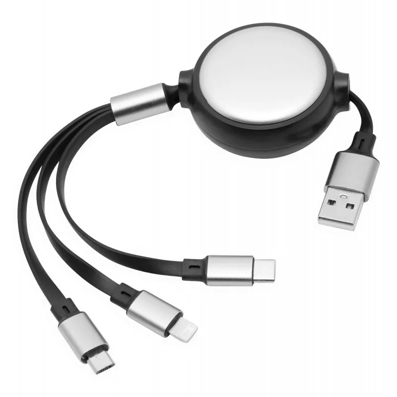 Kabel ładujący RETRACT - czarny (56-1107291)