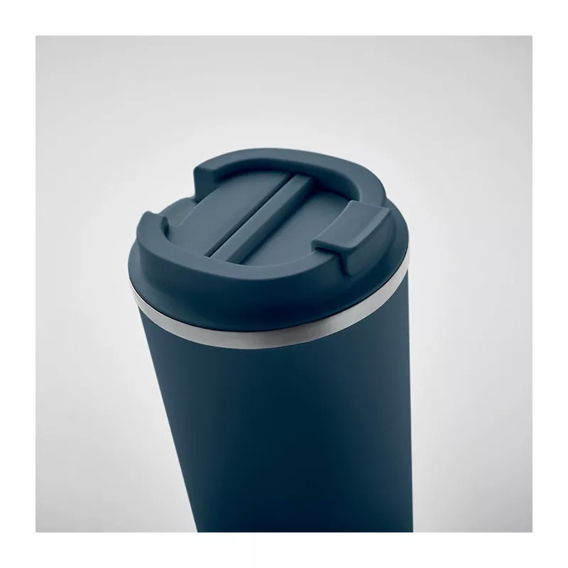 Kubek termiczny ze stali z recyklingu 510 ml BRACE + - Francuski Granat (MO6579-85)