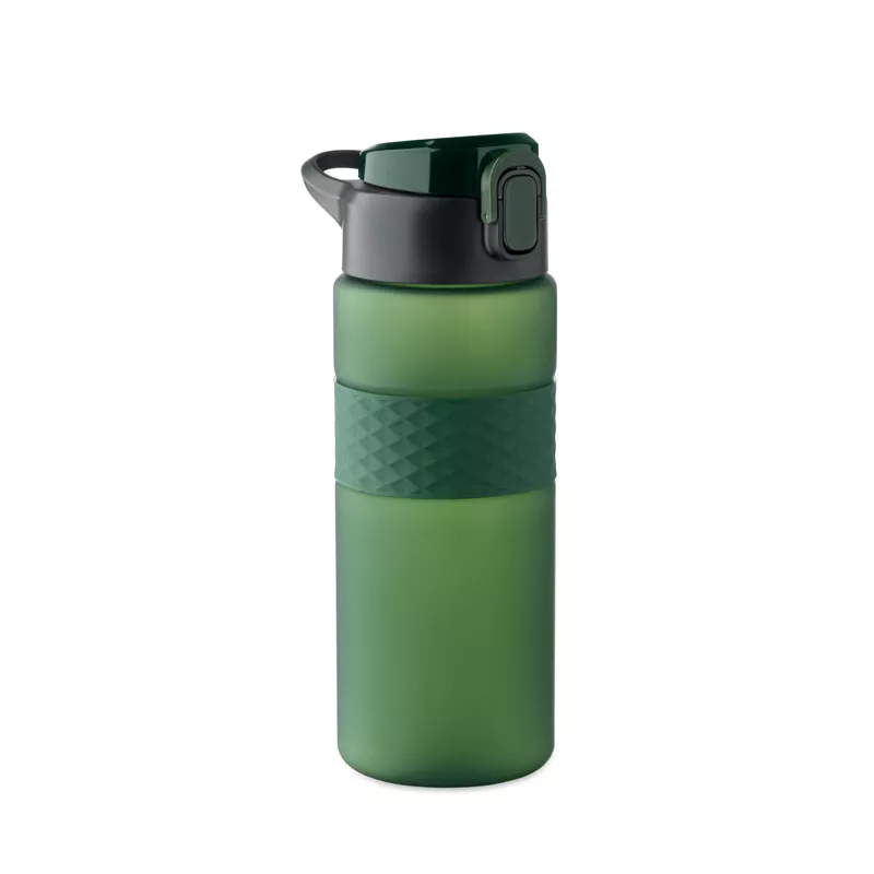 Butelka z RPET ze słomką 700 ml ISJFORDEN - Ciemnozielony (MO2755-60)