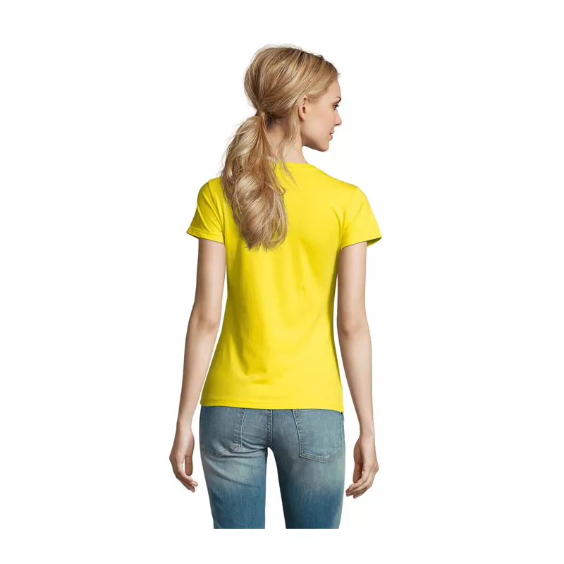 Koszulka damska 190 g/m² Sol's IMPERIAL WOMEN - Lemon (S11502-LE)