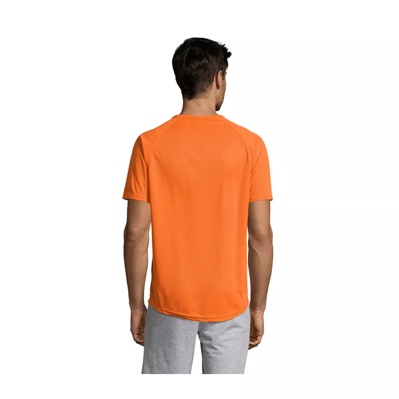 Koszulka sportowa męska raglan 140 g/m² Sol's SPORTY - Pomaranczowy (S11939-OR)